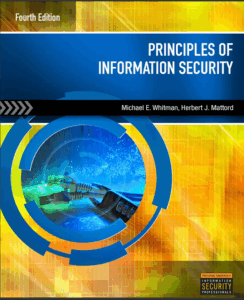 Principle of information security by Michael E.Whitman PDF free download