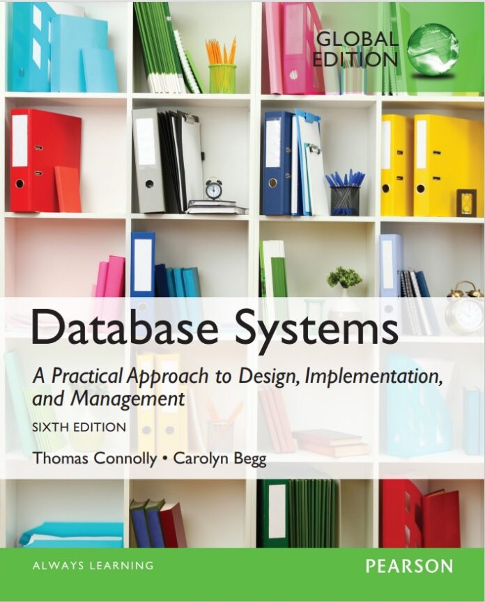 Database Systems Thomas Connolly and Carolyn begg pdf