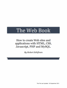 How to create Websites and applications with HTML, CSS pdf