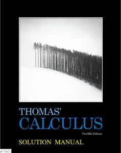 Solution manual thomas calculus 12th edition pdf free download