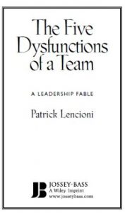 The Five Dysfunctions of aTeam pdf free download