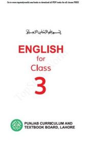 English For Class 3 pdf free download