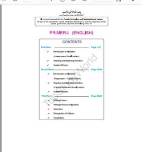 Primer 1 English pdf free download