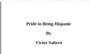 Pride in Being Hispanic By Víctor Saltero pdf free download