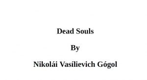 Dead Souls pdf free download