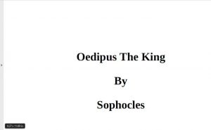 Oedipus The King pdf free download
