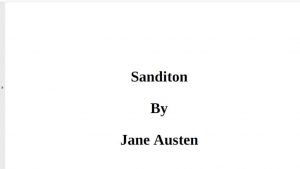 Sanditon pdf free download