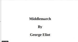 Middlemarch pdf free download