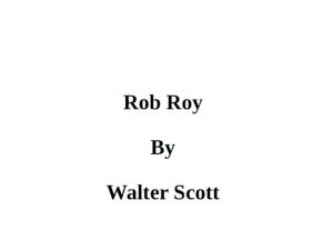 Rob Roy pdf free download