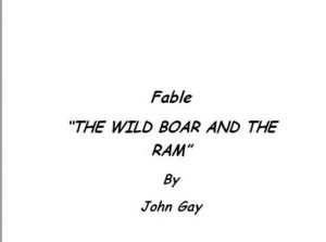 THE WILD BOAR AND THE RAM pdf free download