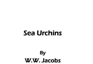 Sea Urchins pdf free download