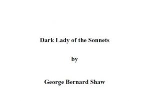 Dark Lady of the Sonnets pdf free download
