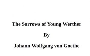 The Sorrows of Young Werther pdf free 