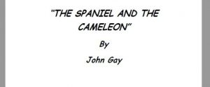 THE SPANIEL AND THE CAMELEON pdf free download
