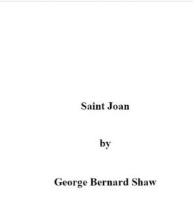 Saint Joan pdf free download
