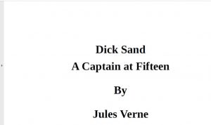 Dick Sand A Captain at Fifteen pdf free download