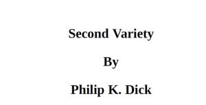 Second Variety pdf free download