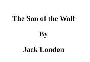 The Son of the Wolf pdf free download
