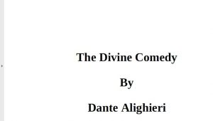 The Divine Comedy pdf free download