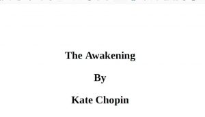 The Awakening pdf free download