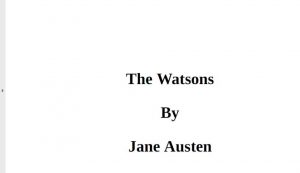 The Watsons pdf free download