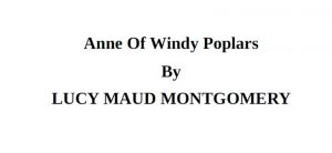 Anne Of Windy Poplars pdf free download