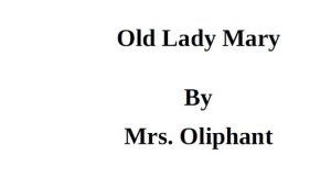 Old Lady Mary pdf free download