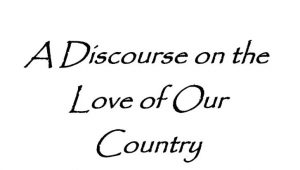 A Discourse on the Love of Our Country pdf free download