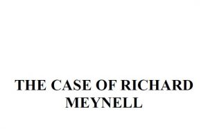 THE CASE OF RICHARD MEYNELL pdf free download