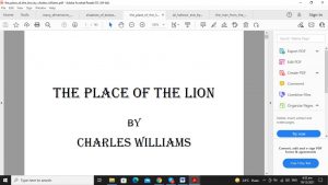 The Place Of The Lion pdf free download