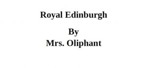 Royal Edinburgh pdf free download