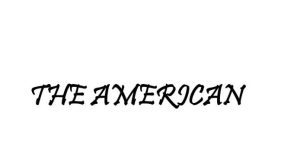 THE AMERICAN pdf free download