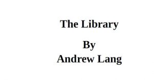 The Library pdf free download