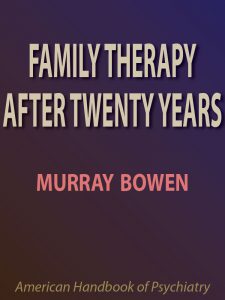 Family Therapy After Twenty Years pdf free download