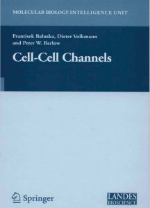 Cell channels by springer edited by Frantisek Baluska pdf download