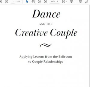 Dance AND THE Creative Couple pdf free download