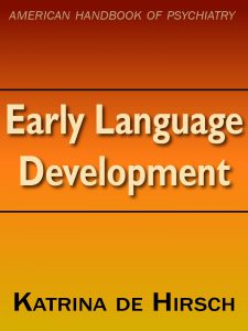 EARLY LANGUAGE DEVELOPMENT pdf free download