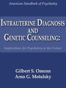 Intrauterine Diagnosis and Genetic Counseling pdf free download 