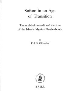 Sufism in an age of transition by Erik s Ohlander pdf