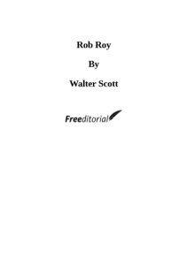 Rob Roy By Walter Scott pdf free download