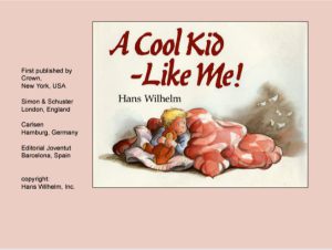 A Cool Kid Like Me by Hans Wilhelm pdf free download