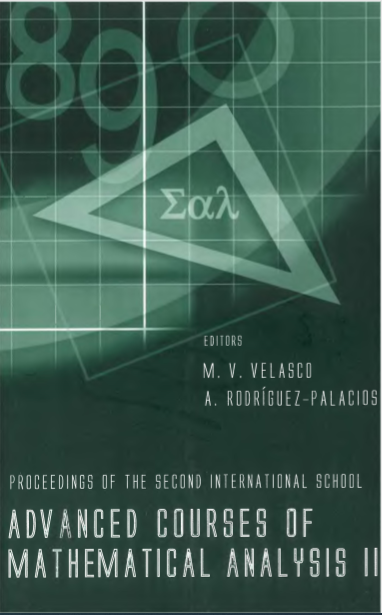 Advanced Courses of Mathematical Analysis II by Juan M Delgado and Tomas Dominguez pdf free download