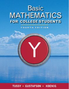 Basic Mathematics for College Students 4th Edition by Tussy Gustafson Koenig pdf free download