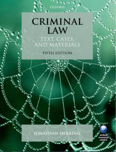 Criminal Law by Jonathan Herring fifth edition pdf free download