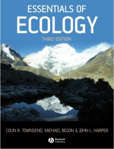 Essentials of Ecology Third Edition by Colin Michael John pdf free downlaod