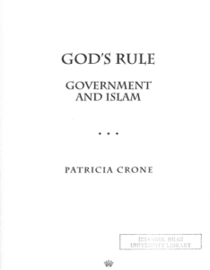Gods rule government and islam by patricia pdf free download