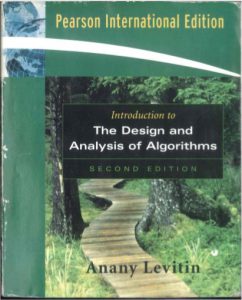 Introduction to the Design and Analysis of Algorithms by Anany Levitin 2nd Edition pdf free download