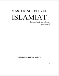 Mastering O Level Islamiyat by Muhammad Bilal Aslam pdf free download