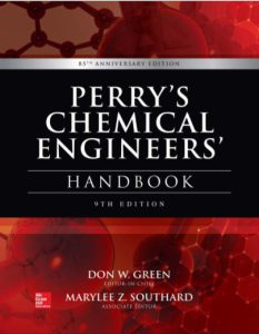Perrys Chemical eEngineering Handbook 9th edition pdf free download