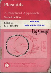 Plasmids a Practical Approach 2nd Edition by K G Hardy pdf free download